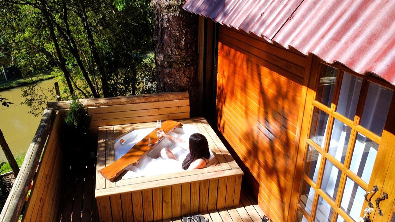 Casa Na Arvore Com Hidro, Piscina, Trilha, Cavalo Bento Gonçalves Eksteriør bilde